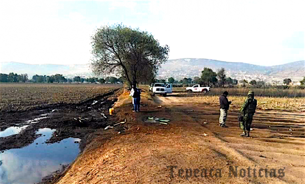 Controla PEMEX tomas clandestinas en San Bartolomé Hueyapan y San Jerónimo Ocotitlan