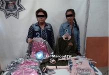 Detienen a dos mujeres por intento de robo en Coppel , Tepeaca