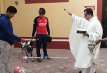 En festividad de San Antonio Abad, bendicen mascotas en Santuario de Tepeaca