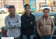 Aseguran autos robados, droga y celulares en Central de Abastos de Huixcolotla