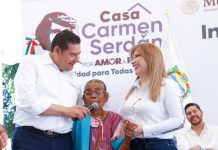 Alejandro Armenta inaugura la tercera de 27 Casas Carmen Serdán