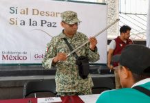 Gran participación de poblanos en Programa “Sí al Desarme, Sí a la Paz”