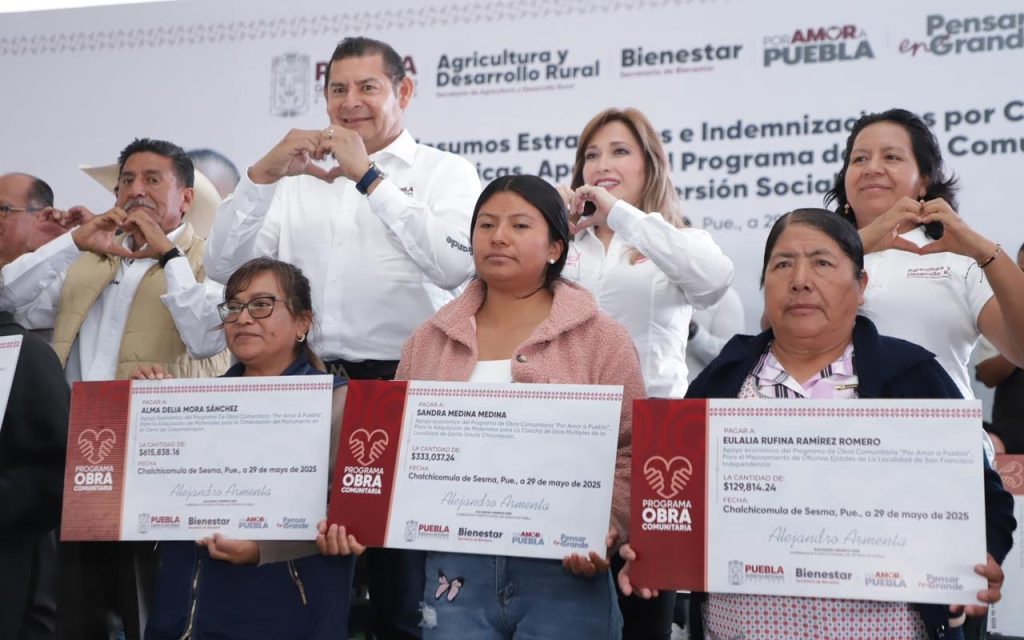 Gobierno de Puebla entrega 9.2 mdp en apoyos para obra comunitaria ...