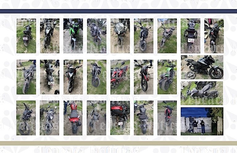 Desmantelan almacén de motocicletas robadas en San Salvador Huixcolotla