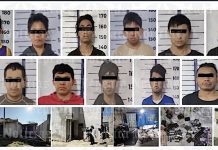 Detienen a 11 en Amozoc en operativo por desaparición de personas.