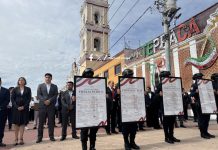 Inicia mes patrio con colocación de Bando Solemne en Tepeaca ; encabeza edil Alfredo Velázquez