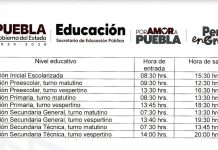 En próximo lunes inicia SEP horario de invierno en escuelas de Educación Básica de Tepeaca
