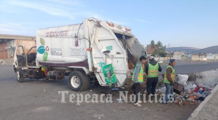 Informa comuna de Tepeaca que no habrá recolección de basura los días 25 de diciembre y 1 de enero del 2026