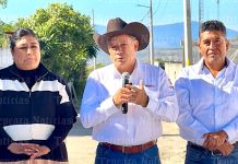 Inaugura edil de Tepeaca construcción de drenaje en calles de Santa María Oxtotipan.