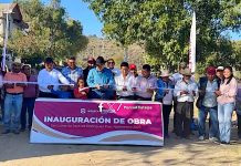 Fortaleciendo la sanidad, entrega Velázquez Romero drenaje sanitario en San Lorenzo Joya, Tepeaca