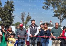 Entrega Delegación del Bienestar de Tepeaca parque Comunitario en Guadalupe Calderón.