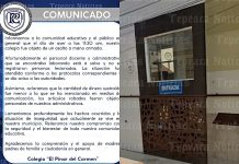 Colegio Pinar del Carmen de Tepeaca aclara que monto de lo robado en asalto, fue menor.