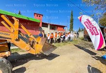 Arranca edil de Tepeaca pavimentación con adocreto en privada 4 poniente en Álvaro Obregón