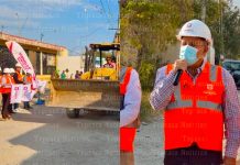 Mejores calles para San Pablo Actipan, Tepeaca ; inicia Velázquez pavimetación de vialidades