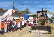 Pone en marcha Velázquez Romero pavimentación de dos calles en San Pedro la Joya , Tepeaca.