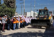 Arranca el año edil de Tepeaca con inicio de pavimento en calles 2 sur y 15 oriente.