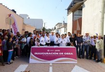 Inaugura edil de Tepeaca otra pavimentación; entrega calle Serdán, en San Pablo Actipan