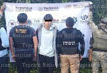 Detienen a integrante de la “Familia Michoacana”, acusado de asalto y homicidio en taquería de Amozoc.