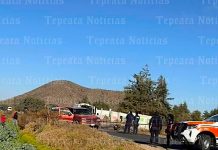 Un muerto y una persona persona lesionada dejó fatal accidente en la carretera Tecamachalco- Cañada .