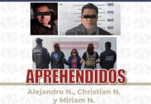 Detienen a tres por probable participación en la desaparición y crimen de Alexandro N. y Karina N