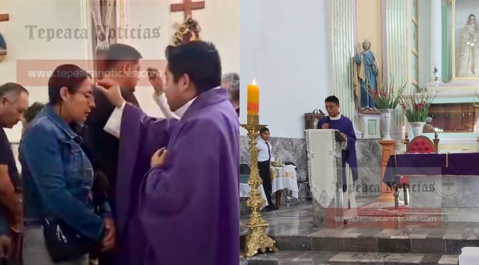 Inicia Cuaresma 2026 en Tepeaca , con Miércoles de Ceniza.