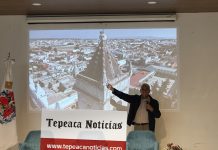 Exponen plática sobre pintura exterior del Ex Convento de Tepeaca