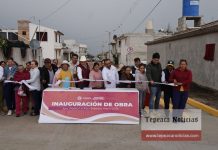 Entrega Velázquez Romero pavimentación de dos calles en San Pedro la Joya , Tepeaca.