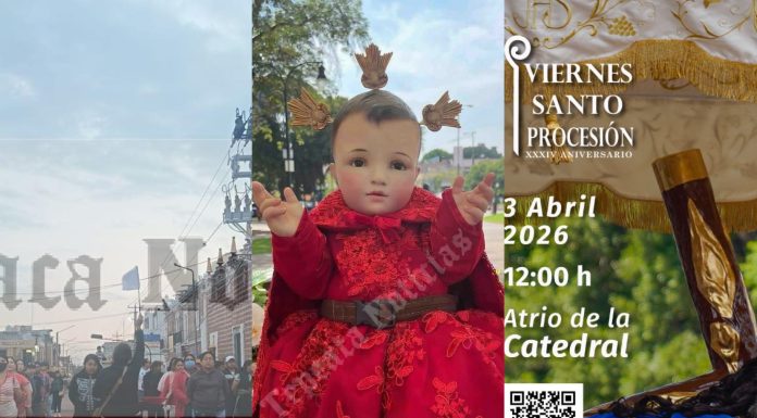 Avanzan preparativo de Hermandad del Niño Doctor de Tepeaca para Procesión de Viernes Santo.