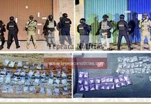 Aseguran droga en cateos en domicilios en Álvaro Obregón , Tepeaca
