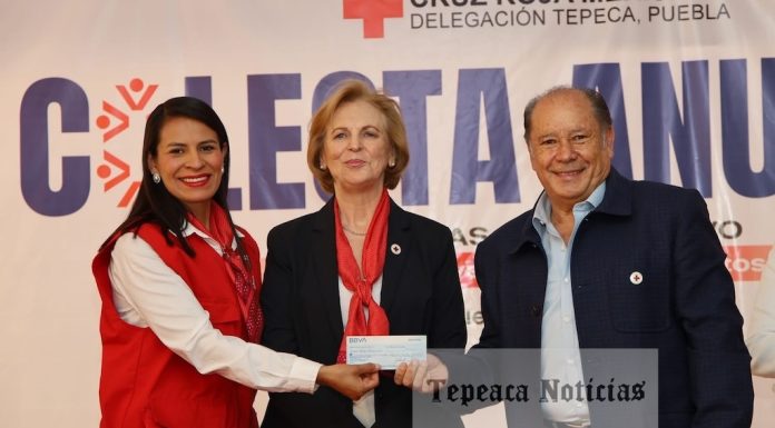 Arranca edil Velázquez Romero y Delegación Cruz Roja Tepeaca, Colecta Anual 2026
