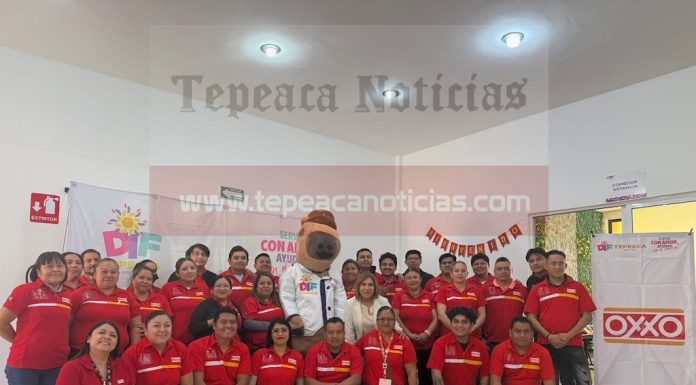 DIF Tepeaca recibe a colaboradores de OXXO en el Taller Líder Vivencial “Concientízate y trabaja en equipo”