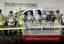 Aseguran armamento en operativo de los tres ordenes de gobierno en Tepeaca