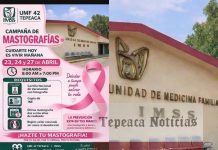 UMF 42 Tepeaca del IMSS pone en marcha campaña de mastografías gratuitas “Cuidarte hoy es vivir mañana”