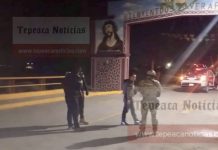 Ejecutan a otro masculino ahora en la entrada de comunidad de Tecamachalco.