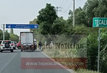 Protestan campesinos en Tecali de Herrera por falta de apoyos al campo