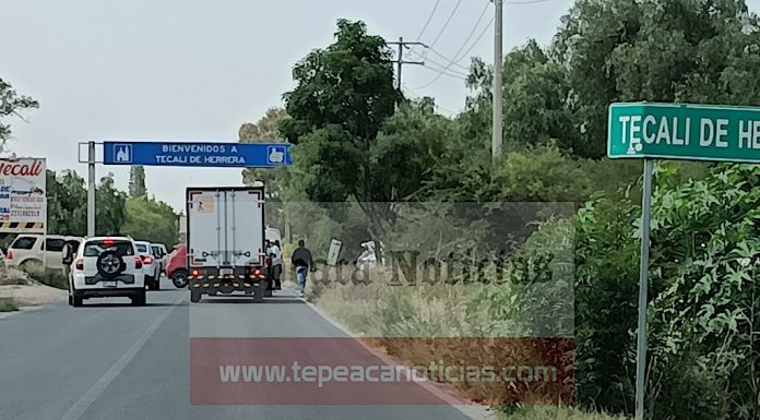 Protestan campesinos en Tecali de Herrera por falta de apoyos al campo