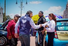 Participa Sergio Juárez en 5° Aniversario de la Agrupación de Taxis Unidos de Tepeaca