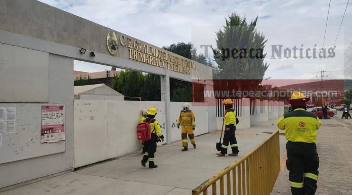 Suspenden clases temporalmente en Centro Escolar MNN de Tepeaca