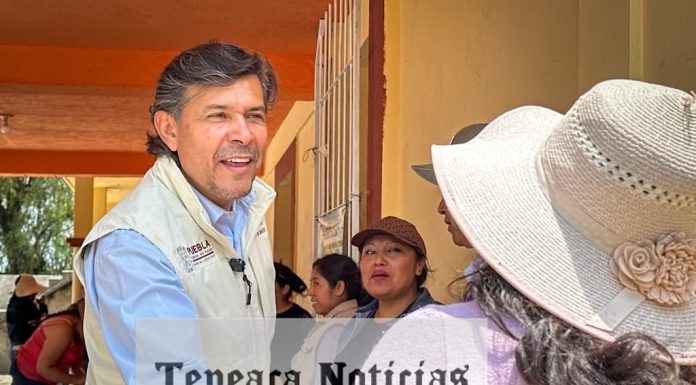 Preside Sergio Juárez Asamblea comunitaria en San Felipe Tenextepec, Tepeaca ; rehabilitarán el parque publico.