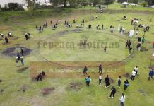 En Día del Medio Ambiente , reforesta Fundación Huerta Espinoza jagüey en San Bartolomé Hueyapan , Tepeaca
