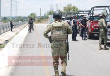 Realizan operativo federales y estatales en San Juan Negrete, Tepeaca ; aseguran cuatro unidades.
