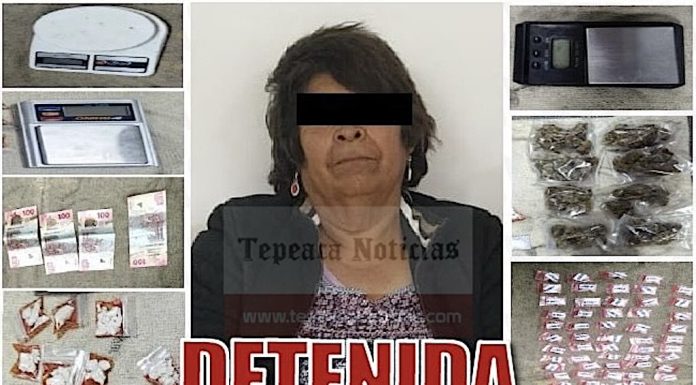 En operativo contra narcomenudeo detienen a una mujer en Quecholac